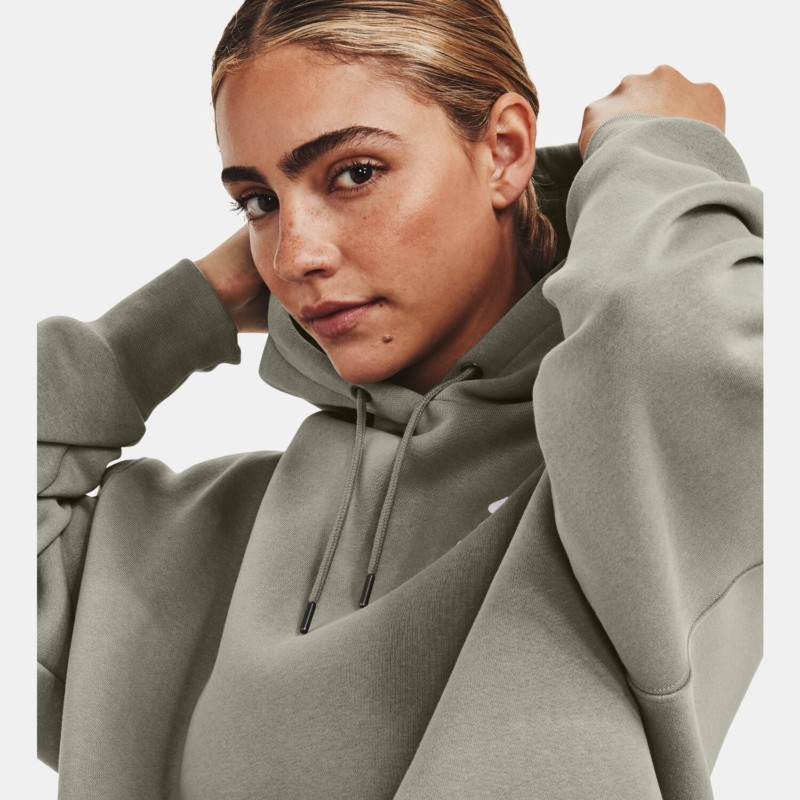 Under Armour Felpa Cappuccio Essential Fleece Oversized Donna