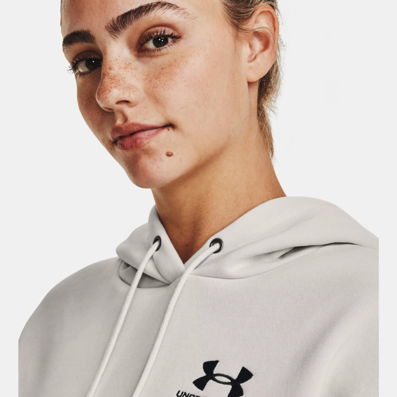 Under Armour Felpa Cappuccio Essential Fleece Oversized Donna