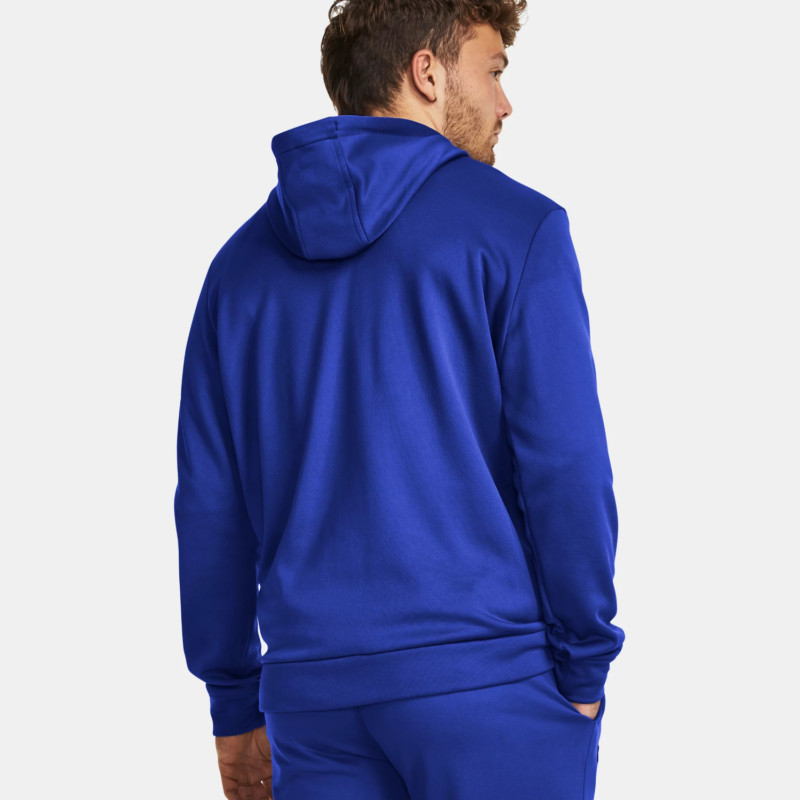 Under Armour Felpa Cappuccio Fleece Aperta Zip Uomo