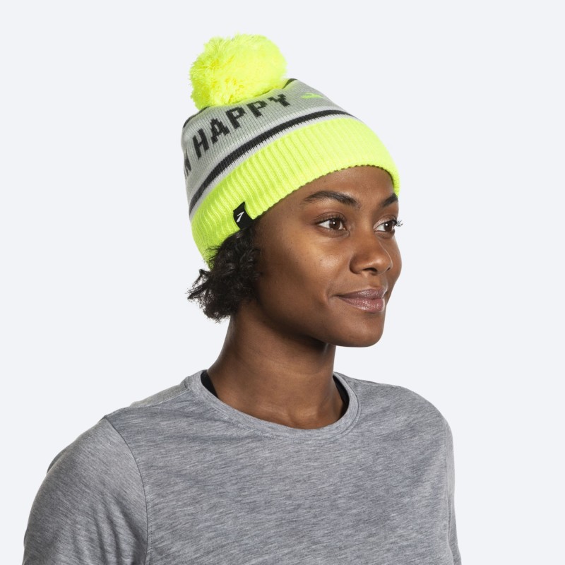 Brooks Cappello Cuffia Heritage Pom Beanie