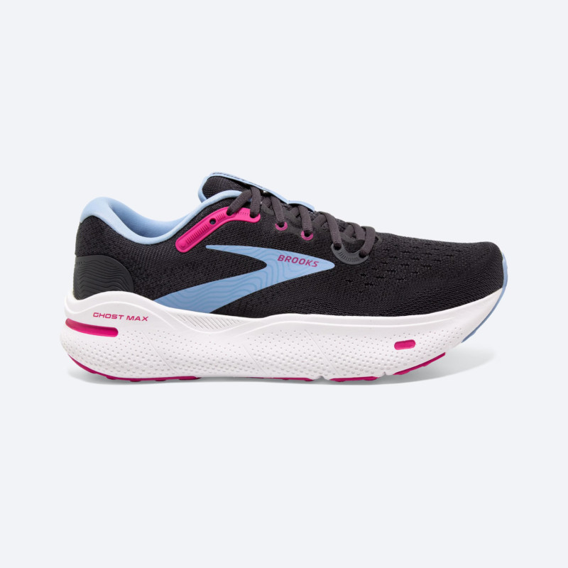 Brooks Scarpe da Running Ghost Max Donna Ebony Open Air Lilac Rose