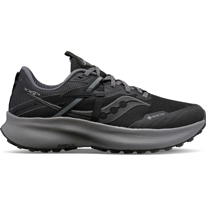 Saucony Scarpe da Trail Running Ride 15 Tr Gorotex Donna Black Charcoal