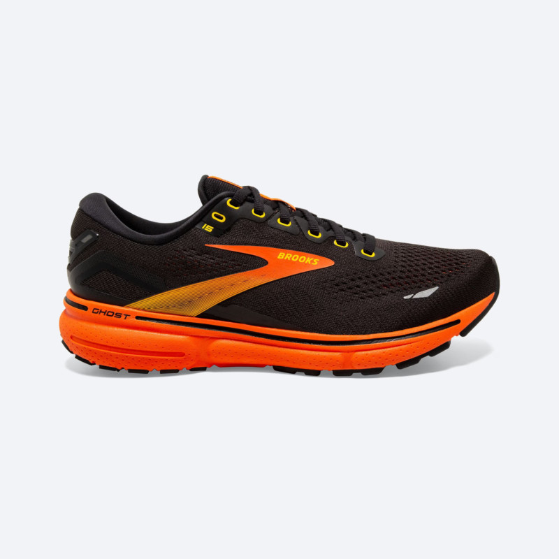 Brooks Scarpe da Running Ghost 15 Uomo Black Yellow Red