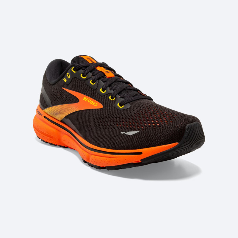 Brooks Scarpe da Running Ghost 15 Uomo Black Yellow Red