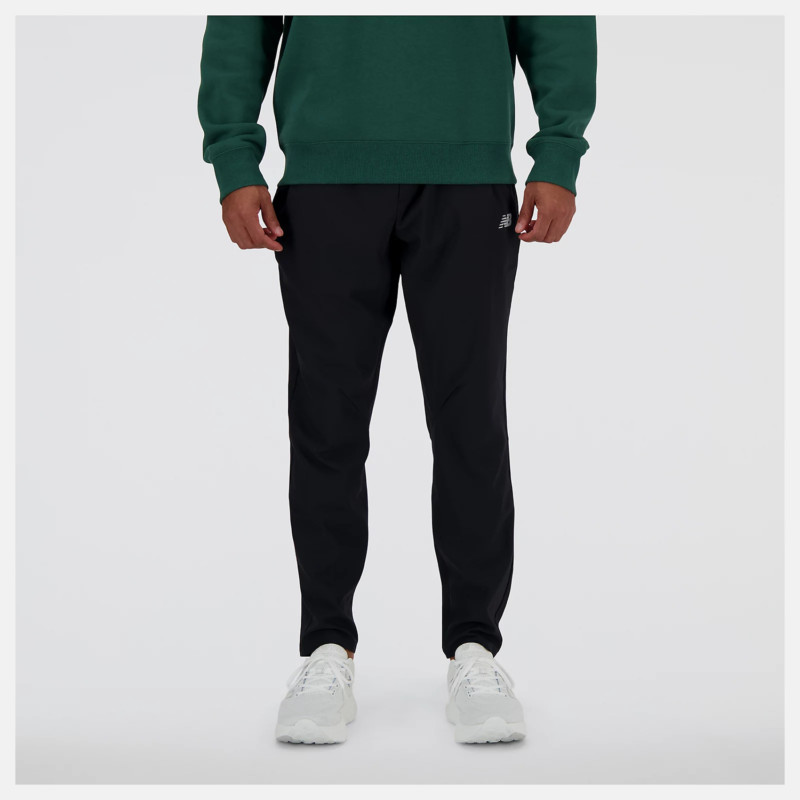 New Balance Pantalone Lungo Ac Stretch Woven Regular Uomo Black