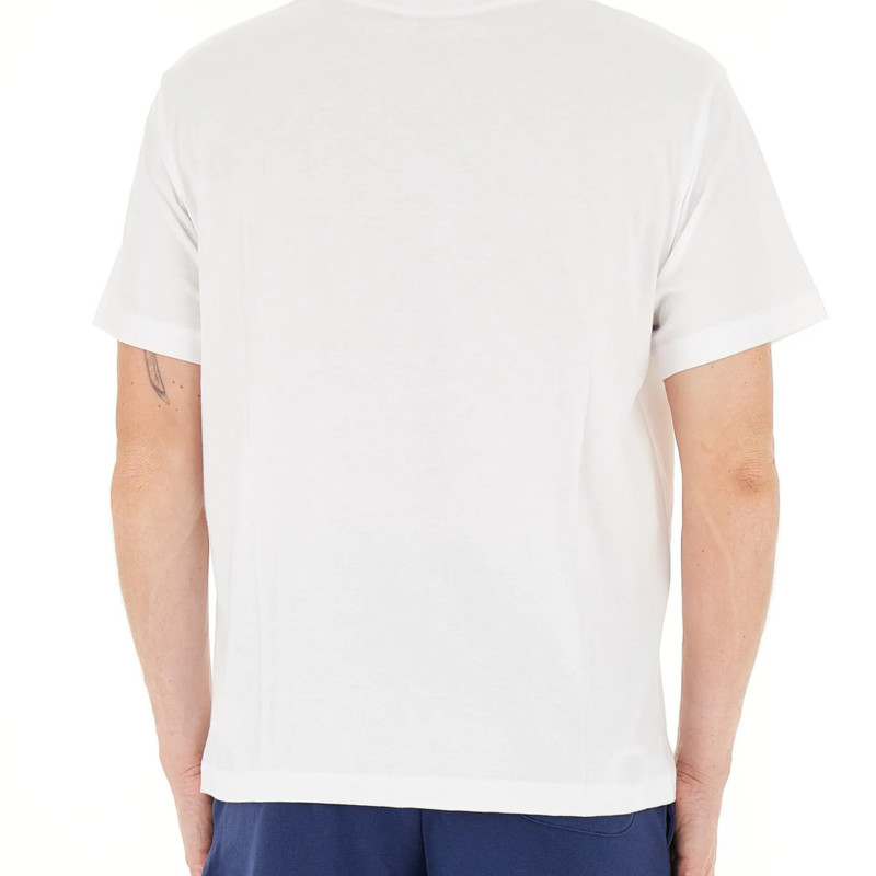 New Balance T-Shirt Girocollo Small Logo Uomo White