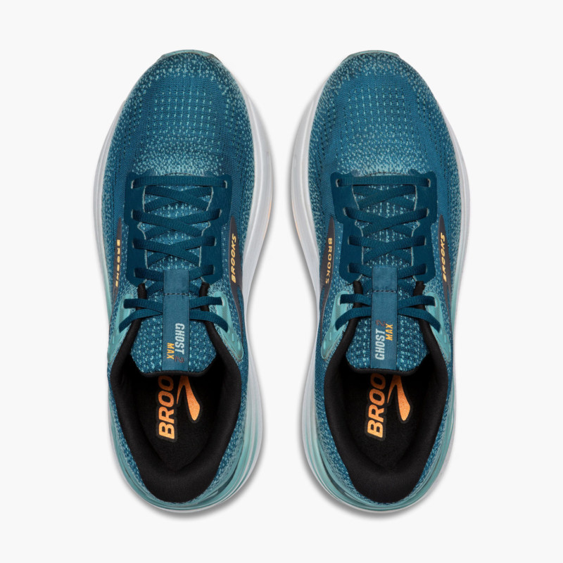 Brooks Scarpe da Running Ghost Max 2 Uomo Moroccan Blue Aqua Orange Pop