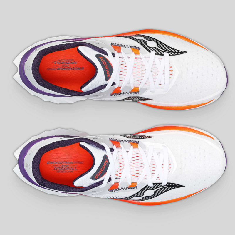 Saucony Scarpe da Running Endorphin Speed Uomo White Vizi Orange
