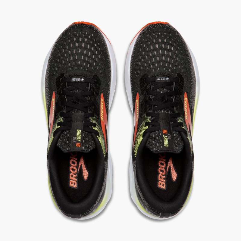 Brooks Scarpe da Running Ghost 16 GTX Uomo Black Mandarin