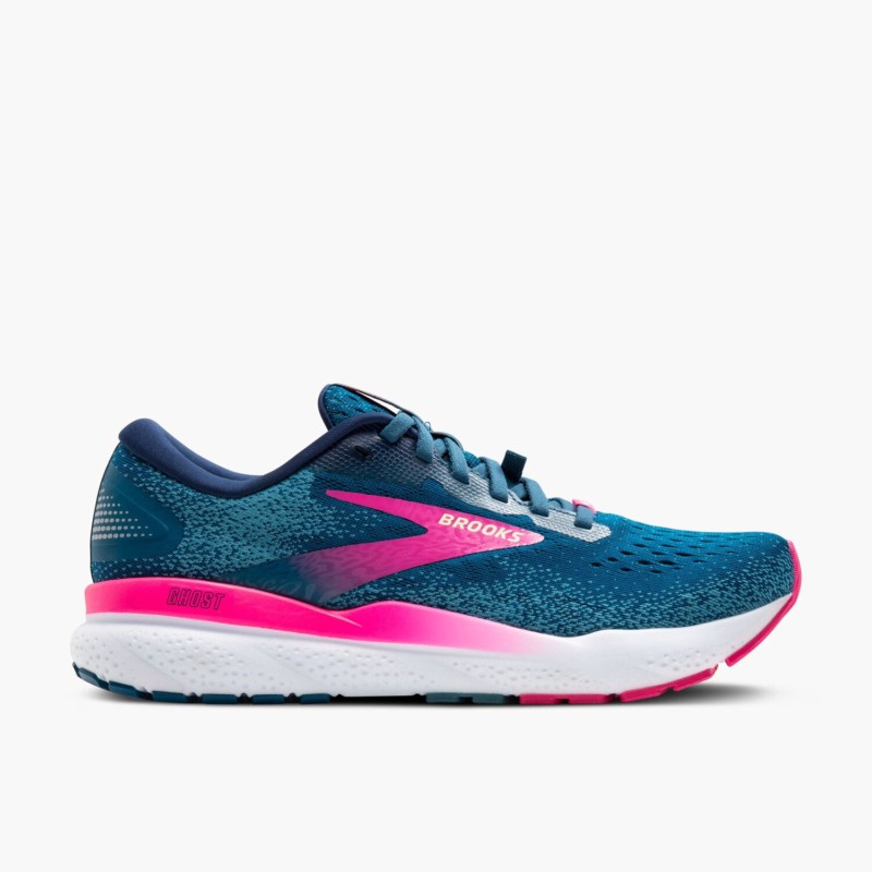 Brooks Scarpe da Running Ghost 16 GTX Donna Moroccan Blue Pink