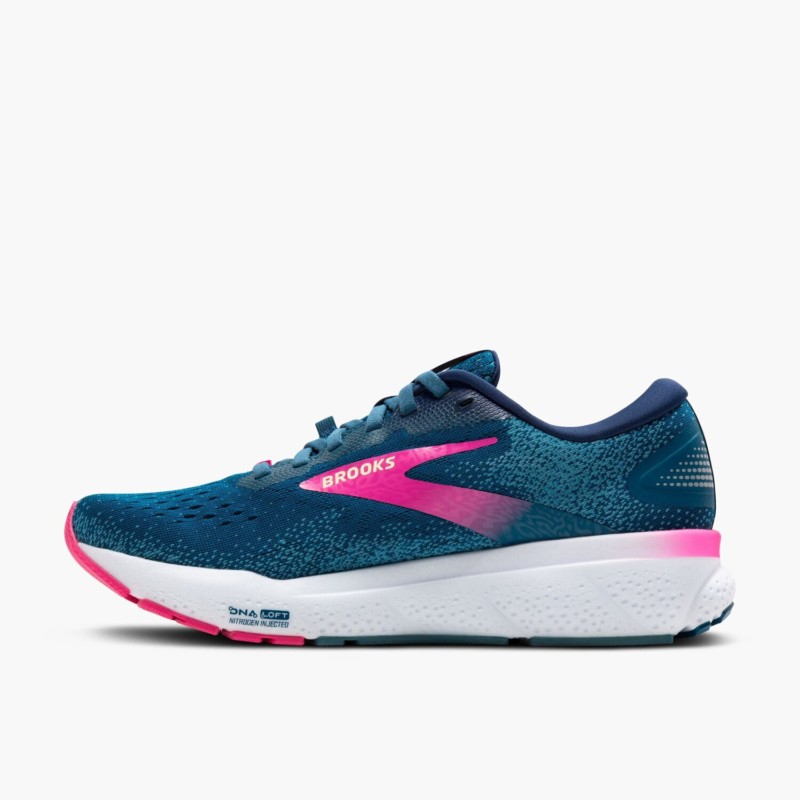 Brooks Scarpe da Running Ghost 16 GTX Donna Moroccan Blue Pink