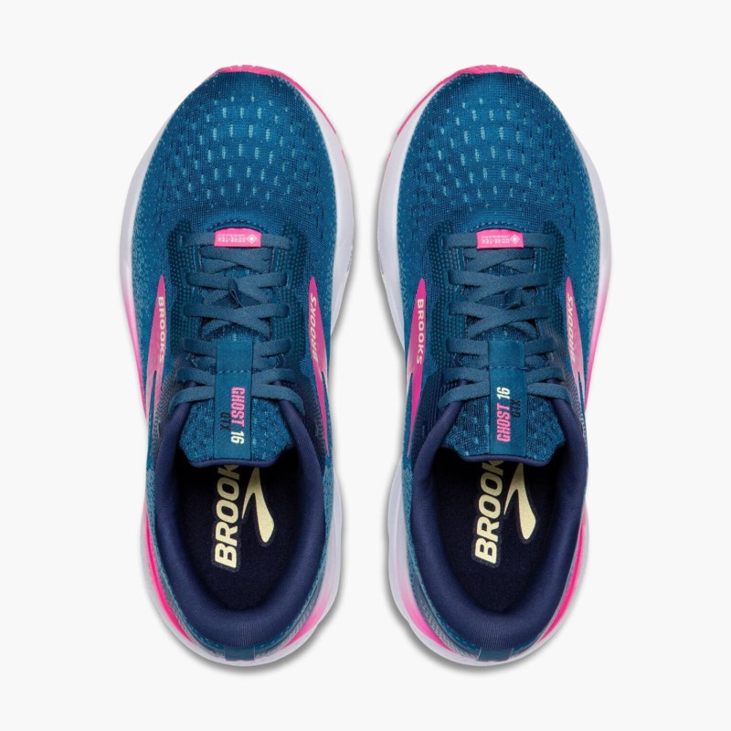 Brooks Scarpe da Running Ghost 16 GTX Donna Moroccan Blue Pink