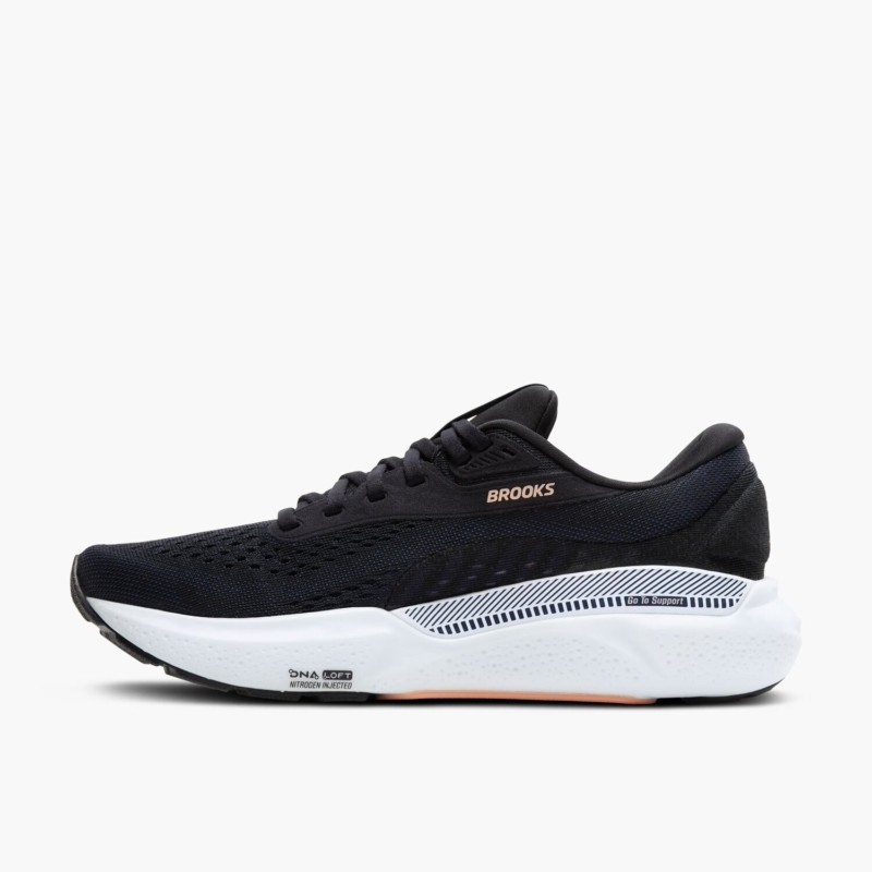 Brooks Scarpe da Running Adrenaline GTS 24 Stabili Donna Black Peach