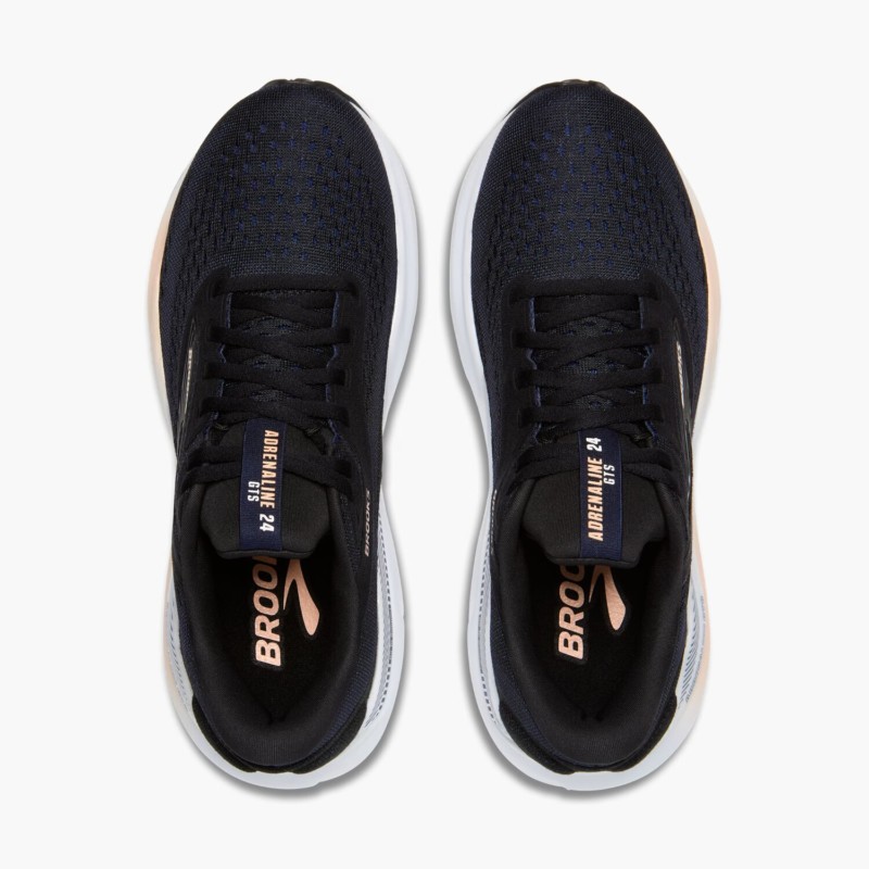Brooks Scarpe da Running Adrenaline GTS 24 Stabili Donna Black Peach