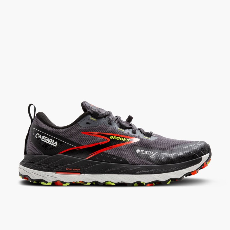 Brooks Scarpa da Trail Running Cascadia 18 Gtx Uomo Blackened Pearl