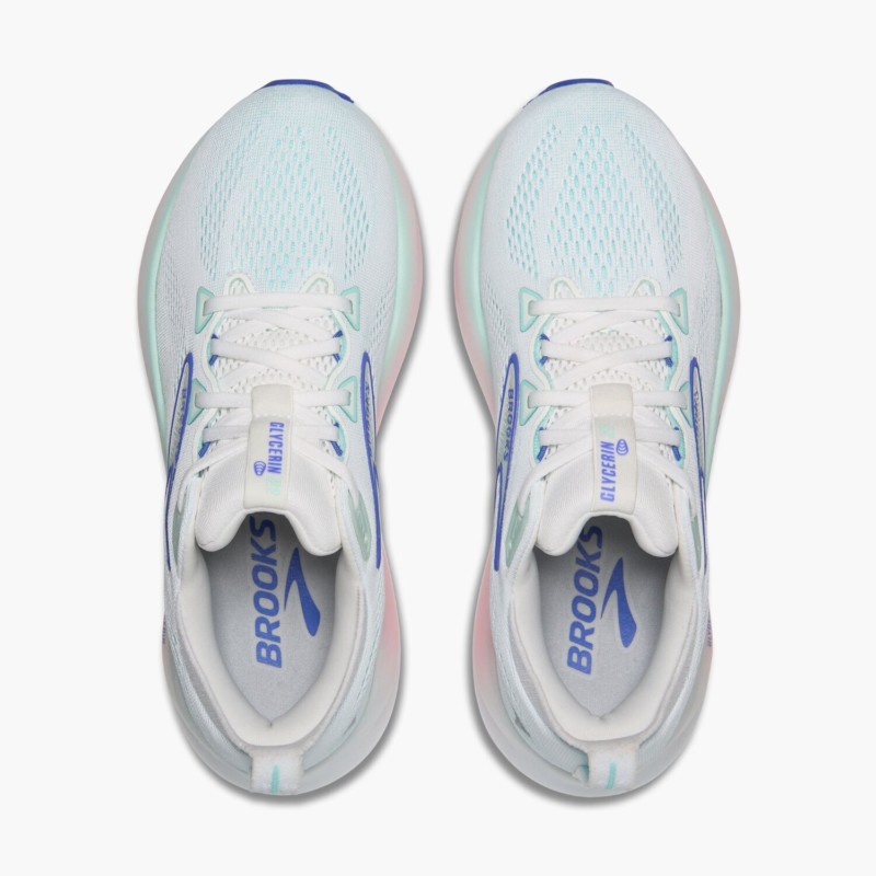 Brooks Scarpe da Running Glycerin 22 Donna White Limpet