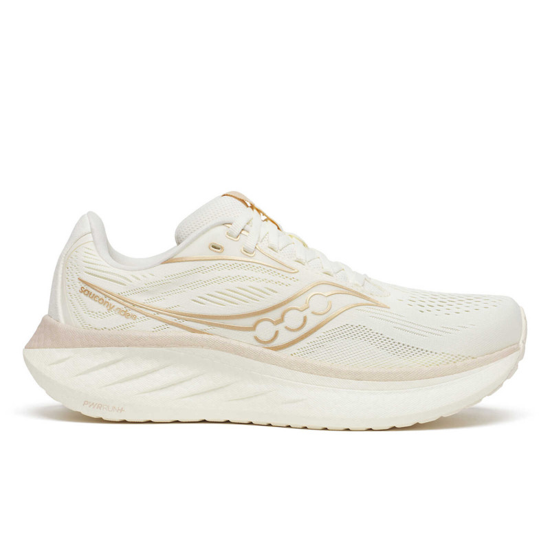 Saucony Scarpe da Running Ride 18 Donna Vanilla