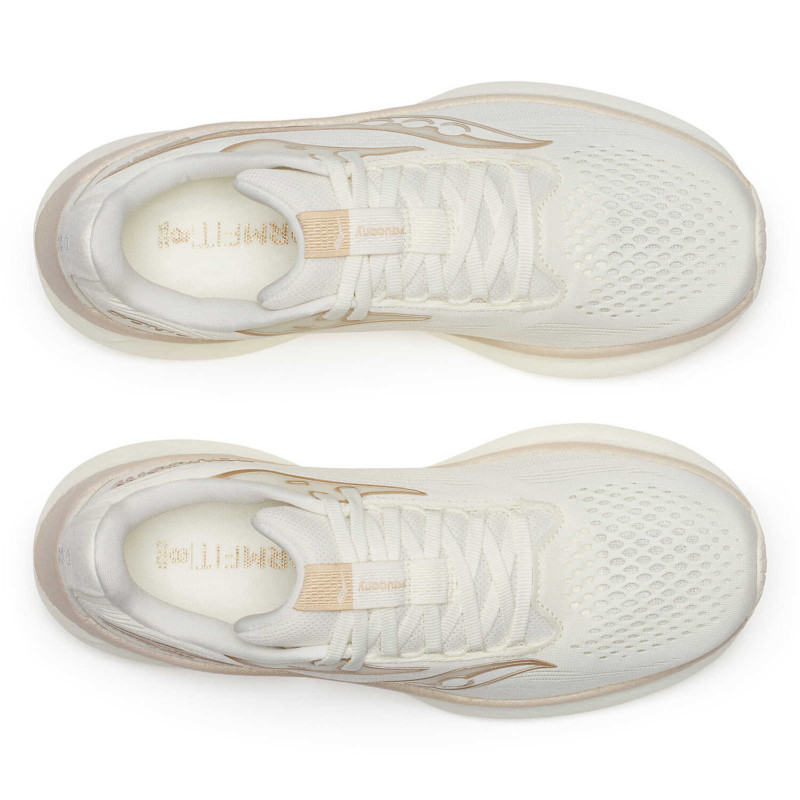 Saucony Scarpe da Running Ride 18 Donna Vanilla
