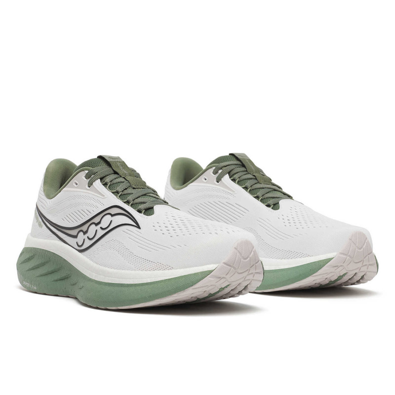 Saucony Scarpe da Running Ride 18 Uomo White Olivine