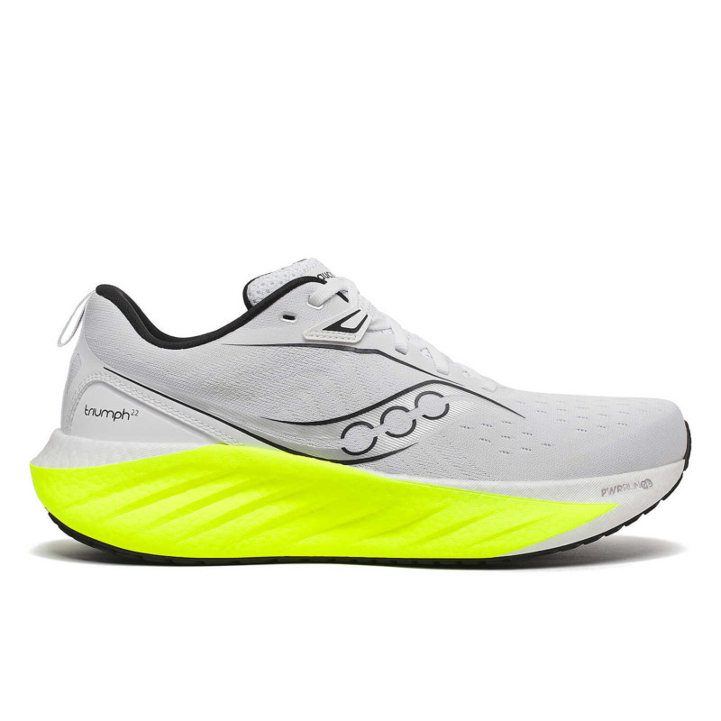 Saucony Scarpe da Running Triumph 22 Uomo White Citron