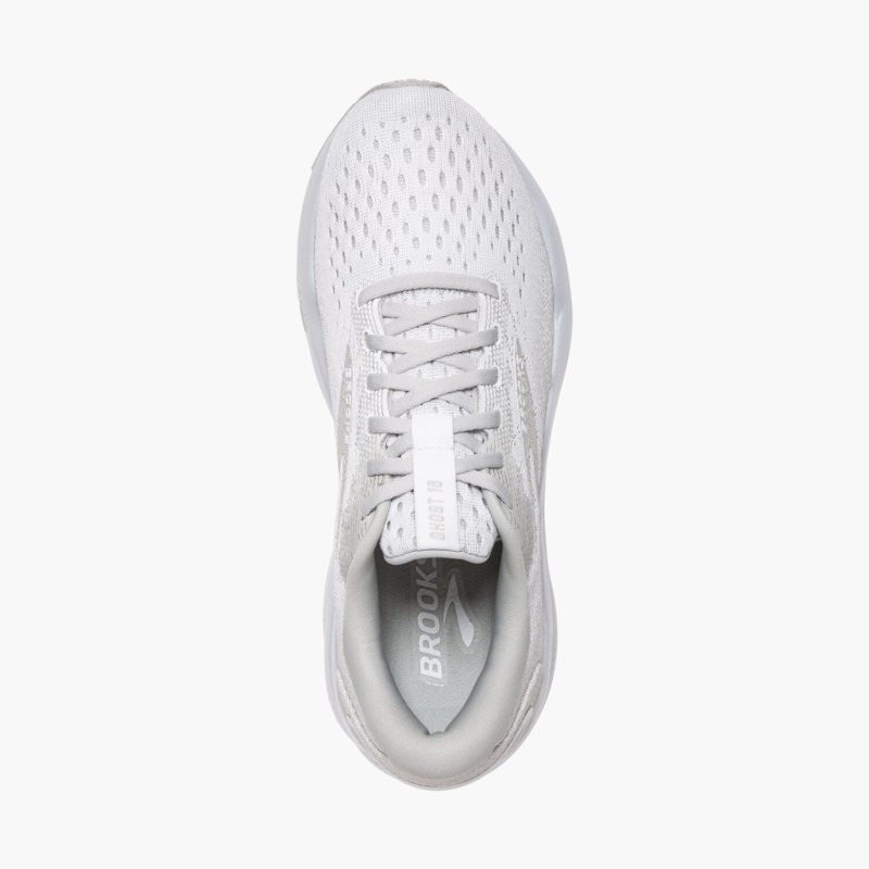 Brooks Scarpa da Running Ghost 16 Donna White Gray